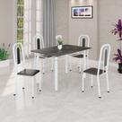 Conjunto Sala de Jantar com 4 Cadeiras Lívia