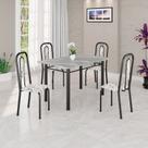 Conjunto Sala de Jantar com 4 Cadeiras Lívia Conjunto Sala de Jantar com 4 Cadeiras Lívia