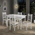 Conjunto Sala de Jantar Com 4 Cadeiras Madeira Maciça Mv Outlet Conjunto Sala de Jantar Com 4 Cadeiras Madeira Maciça Mv Outlet