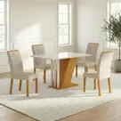 Conjunto Sala de Jantar com 4 Cadeiras Miami