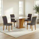 Conjunto Sala de Jantar com 4 Cadeiras Miami Yescasa Conjunto Sala de Jantar com 4 Cadeiras Miami Yescasa