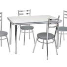 Conjunto Sala de Jantar com 4 Cadeiras Samanta
