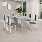 Conjunto Sala de Jantar com 6 Cadeiras Lara Conjunto Sala de Jantar com 6 Cadeiras Lara