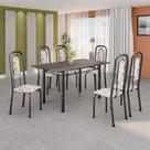 Conjunto Sala de Jantar com 6 Cadeiras Lara