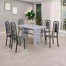 Conjunto Sala de Jantar com 6 Cadeiras Lara Conjunto Sala de Jantar com 6 Cadeiras Lara