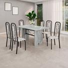 Conjunto Sala de Jantar com 6 Cadeiras Lara Conjunto Sala de Jantar com 6 Cadeiras Lara