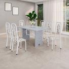 Conjunto Sala de Jantar com 6 Cadeiras Lara Conjunto Sala de Jantar com 6 Cadeiras Lara