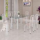 Conjunto Sala de Jantar com 6 Cadeiras Lívia Conjunto Sala de Jantar com 6 Cadeiras Lívia
