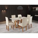 Conjunto Sala de Jantar com 6 Cadeiras Vênus Hill