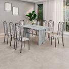 Conjunto Sala de Jantar com 8 Cadeiras Lara