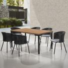 Conjunto Sala de Jantar com Mesa com 6 Cadeiras Santiago
