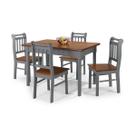 Conjunto Sala de Jantar e Cozinha Com 4 Cadeiras Madeira Maciça