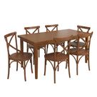 Conjunto Sala de Jantar e Cozinha Com 6 Cadeiras X Madeira Maciça