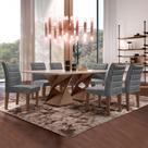 Conjunto Sala de Jantar Genova Tampo Vidro/mdf com 6 Cadeiras Genova Smart Plus