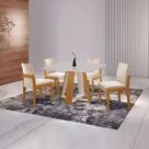 Conjunto Sala de Jantar Grécia 4 Cadeiras Mônaco