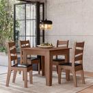 CONJUNTO SALA DE JANTAR ITALIA 0,90 COM 4 CADEIRAS Amend 11C