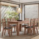 CONJUNTO SALA DE JANTAR ITALIA 1,35 COM 6 CADEIRAS Amend 11C CONJUNTO SALA DE JANTAR ITALIA 1,35 COM 6 CADEIRAS Amend 11C