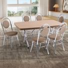 Conjunto Sala de Jantar Itália 160cm X 100cm Conjunto Sala de Jantar Itália 160cm X 100cm