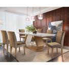 Conjunto Sala de Jantar Lara 6 Cadeiras Grécia Rufato