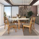 Conjunto Sala de Jantar Madeira Maciça 6 Cadeiras Kappesberg