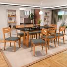 Conjunto Sala de Jantar Madeira Maciça 8 Cadeiras Kappesberg
