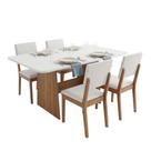 Conjunto Sala de Jantar Mesa 1,20m Maira 4 Cadeiras Linda Viero Conjunto Sala de Jantar Mesa 1,20m Maira 4 Cadeiras Linda Viero