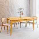 Conjunto Sala de Jantar Mesa 160cm Seiva 4 Cadeiras Liz CabeCasa MadeiraOriginals Conjunto Sala de Jantar Mesa 160cm Seiva 4 Cadeiras Liz CabeCasa MadeiraOriginals