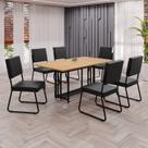 Conjunto Sala de Jantar Mesa 160x90cm Base Pérola Tampo Mdf Napoli Conjunto Sala de Jantar Mesa 160x90cm Base Pérola Tampo Mdf Napoli