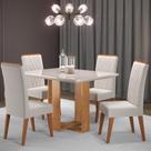 Conjunto Sala de Jantar Mesa Caxias 6 Cadeiras Cristal Viero Conjunto Sala de Jantar Mesa Caxias 6 Cadeiras Cristal Viero