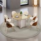 Conjunto Sala de Jantar Mesa Chanel Tampo Orgânico com Vidro 136cm com 6 Cadeiras Vitta Conjunto Sala de Jantar Mesa Chanel Tampo Orgânico com Vidro 136cm com 6 Cadeiras Vitta