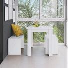 Conjunto Sala de Jantar Mesa com 2 Bancos