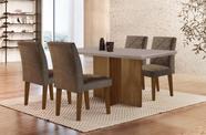 Conjunto Sala de Jantar Mesa com 4 Cadeiras Cayman Yescasa