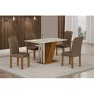 Conjunto Sala de Jantar Mesa com 4 Cadeiras Miami Yescasa