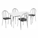 Conjunto Sala de Jantar Mesa com 4 Cadeiras Conjunto Sala de Jantar Mesa com 4 Cadeiras