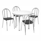 Conjunto Sala de Jantar Mesa com 4 Cadeiras
