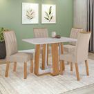 Conjunto Sala De Jantar Mesa Easy Pop - 4 Cadeiras Confort Conjunto Sala De Jantar Mesa Easy Pop - 4 Cadeiras Confort