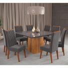 Conjunto Sala de Jantar Mesa Good 8 Cadeiras Cristal Viero