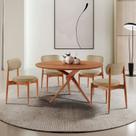 Conjunto Sala de Jantar Mesa Hope Tampo 120cm Redondo Laminado e 4 Cadeiras Hope Soft