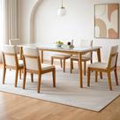 Conjunto Sala de Jantar Mesa Monalisa com 6 Cadeiras Lady em Madeira Maciça Conjunto Sala de Jantar Mesa Monalisa com 6 Cadeiras Lady em Madeira Maciça