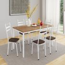Conjunto Sala de Jantar Mesa Retangular Tampo BP com 6 Cadeiras Adriana Conjunto Sala de Jantar Mesa Retangular Tampo BP com 6 Cadeiras Adriana