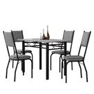Conjunto Sala De Jantar Mesa Tampo Granito 1,20m Com 4 Cadeiras Diana Artefamol Conjunto Sala De Jantar Mesa Tampo Granito 1,20m Com 4 Cadeiras Diana Artefamol