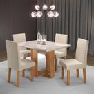 Conjunto Sala de Jantar Micaela 4 Cadeiras Venus Viero