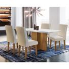 Conjunto Sala de Jantar Olimpia com 4 Cadeiras Grécia Rufato Conjunto Sala de Jantar Olimpia com 4 Cadeiras Grécia Rufato