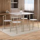 Conjunto Sala de Jantar Palermo com Mesa e 4 Cadeiras 2999 Carraro