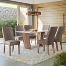 Conjunto sala de jantar romenia 1,56 com 6 cadeiras amen 01a