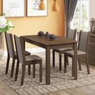 Conjunto Sala de Jantar Rosa Madesa Mesa com 4 Cadeiras Conjunto Sala de Jantar Rosa Madesa Mesa com 4 Cadeiras