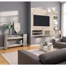 Conjunto Sala Frizz Supreme C- Aparador C- Mesa De Centro Calacata-off-white