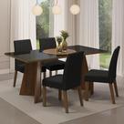 Conjunto Sala Jantar Mesa Vidro 4 Cadeiras Rustic Conjunto Sala Jantar Mesa Vidro 4 Cadeiras Rustic