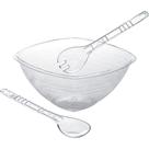 Conjunto Saladeira 3 Peças Delta Util Cristal - Delta útil