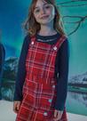Conjunto Salopete com Blusa Manga Longa Menina Carinhoso